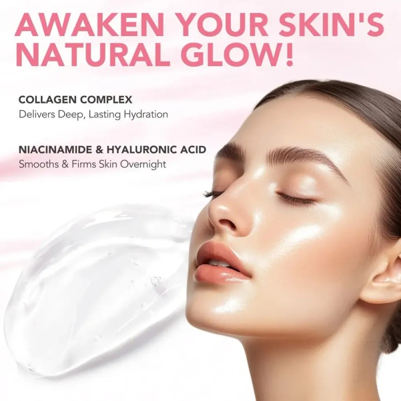 Mascarilla Facial Nocturna Colágeno Piel Firme Anti-lineas Tipo de piel