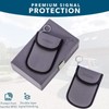 Car Key Signal Blocker & 2 Dual Layer Pouches Value