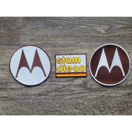 San Diego Motorola Jersey Patch - Both Colors Plus Slam Diego Patch All Iron On