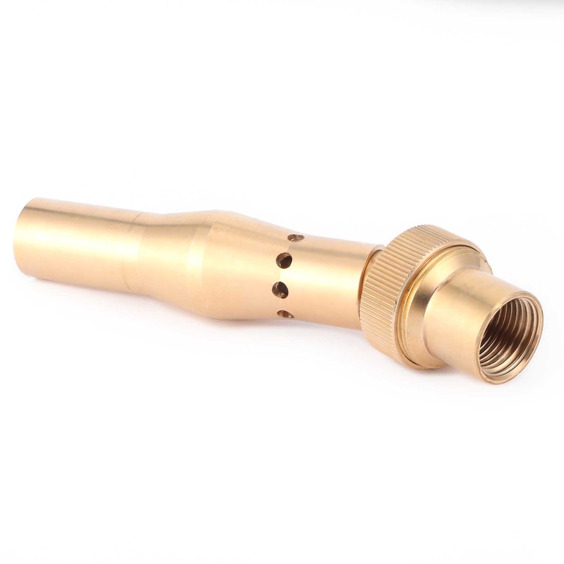 Female Thread Fountain Nozzle Brass Multihole Bubbling Sprinkler for Garden