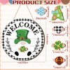 Qunclay Interchangeable Wooden Gnome Decor Holiday Seasonal Gnome Decorations with