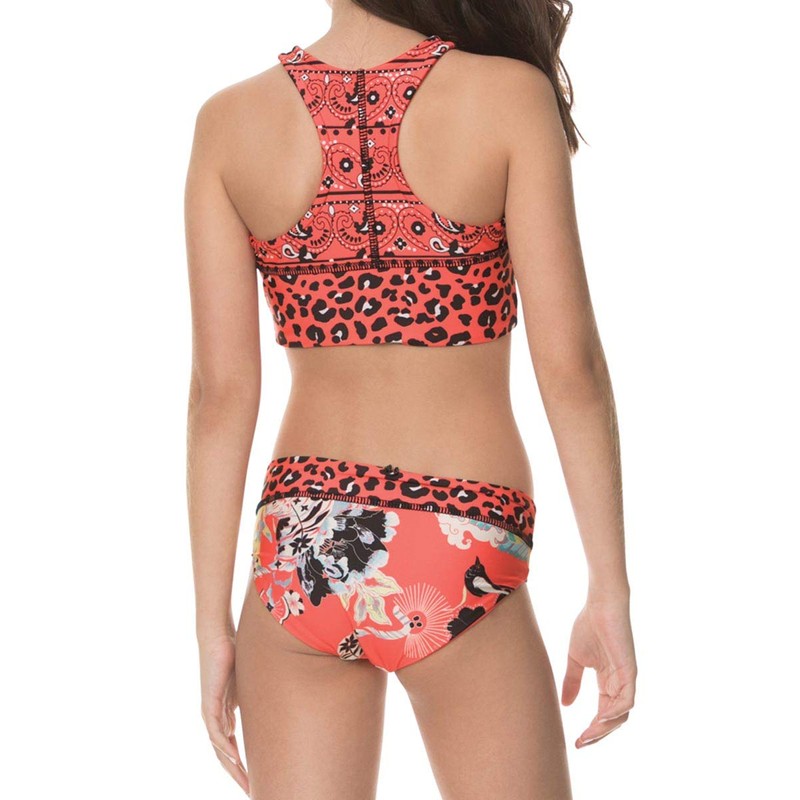 Maaji Bañador para niñas, Rojo, 02