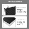 DOITOOL Silver Aluminum Briefcase with Lock, Hard Case Locking Case,