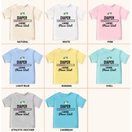 Diaper Looding T-Shirts and Bodysuits for Baby Toddler and Youth Fun Family Outfits #00877