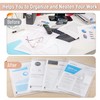 Mr. Pen- Clear Plastic Envelopes, 4 Pack, A4, Clear,Letter Size,
