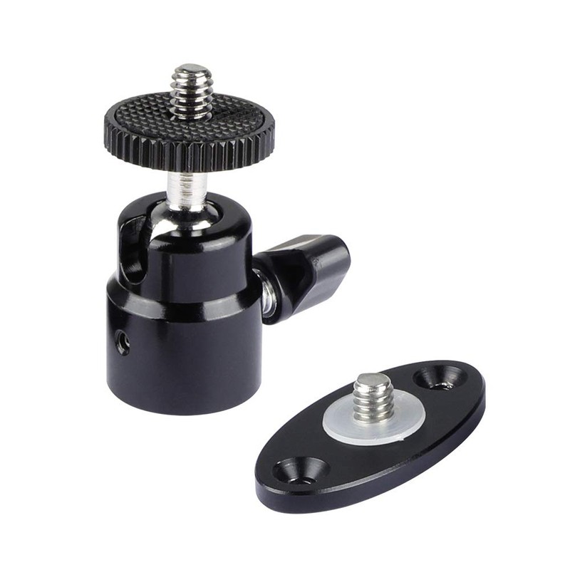 CAMVATE 1/4"-20 Mini Ball Head Ceiling Mount for CCTV and