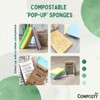 Composty® | 'Pop-Up' Eco Sponges | 6 Pack | Compostable