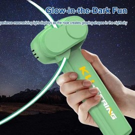 Magic luminous rope, imagination-enhancing fingertip toy - ideal gift for children and adults. Stress-relieving toys, children's toys:_green