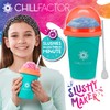 ChillFactor slushy maker Neon Green - Reusable slushy maker cup,