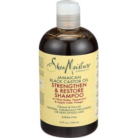 Shea Moisture Jamaican Black Castor Oil Strengthen, Grow and Restore Shampoo For Unisex 13 oz Shampoo