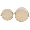 2Pcs Food Serving Tent Basket Fly Skeeter Insect Resistant Bamboo