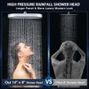 PDPBath Cabezal de ducha de lluvia de 14 pulgadas con