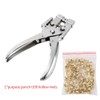 Eyelet Pliers Set 100 Eyelets Steel Hole Punch Eyelet Setter