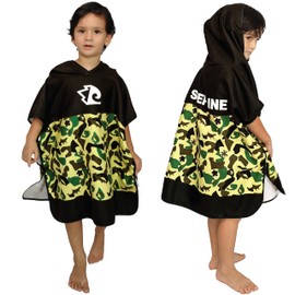 Steepline Kids Towel Robe - Hooded Beach Towel for Ages 5-12, Ideal for 2'11”-4'12” Tall - Comfortable Swim Robe for Boys and Girls