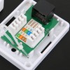 Akozon 2-Pack RJ45 Mount Box, Single Port Cat6 Network Junction