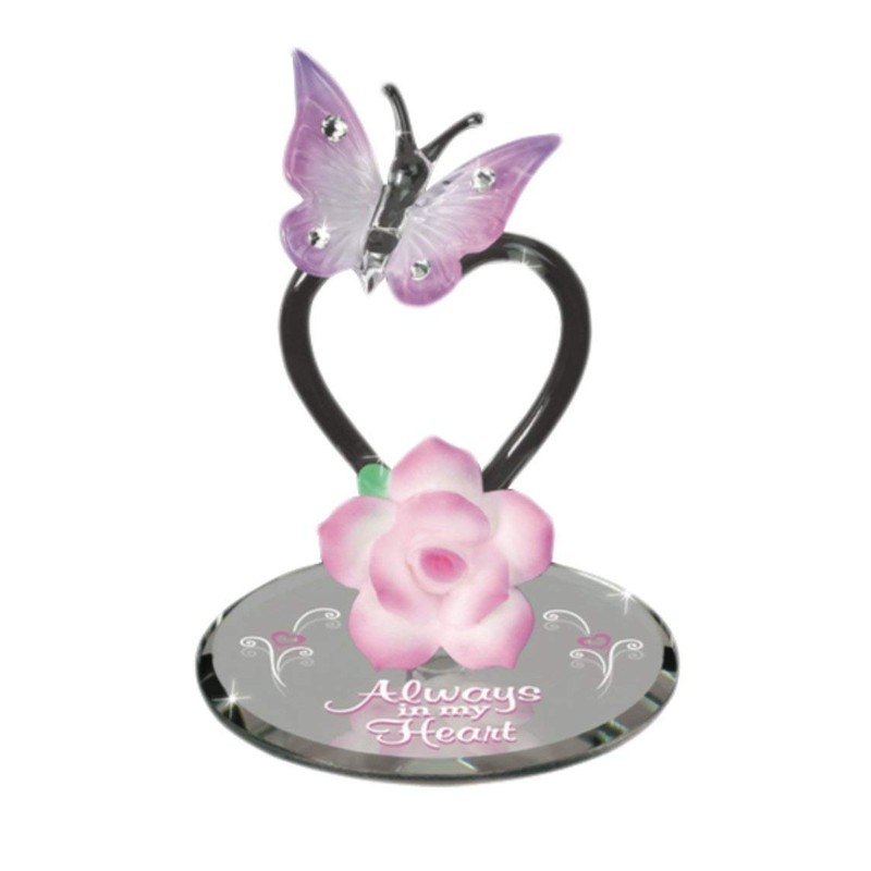 Glass Baron "Always in My Heart Butterfly Figurine