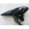 Utopia Glossy Black Ocarina Ceramic Soprano G - Easy to