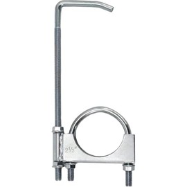 Glarks 1pcs 2.75inch Universal Exhaust Clamp with Hanger, Heavy Duty Exhaust Pipe Hanger Muffler Hanger, Exhaust System Hanger for Most Car Truck Systems