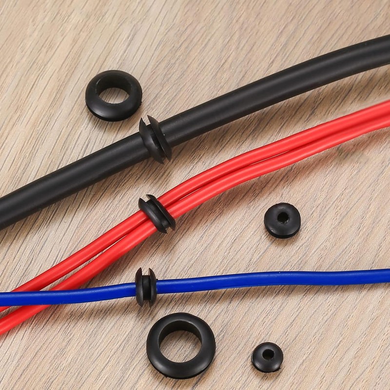 TA-VIGOR 5pcs Rubber Seals Cable Protector 22mm Conductor Wiring Blind