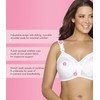 Exquisite Form Womens Fully Original Support Coverage Bra, White, 38DD