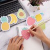 Molain Cute Sticky Notes, 6 Pack Fruit Cartoon Sticky Notes