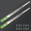 1 Pairs 18 inch Drawer Slides Soft-Close Full Extension Side