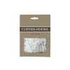 White Plastic Curtain Hooks For Heading Curtains, Window Curtains, Curtain