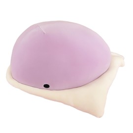 Cartoon Plush Toy Proper Size Soft Down Cotton Bright Colors Cute Multifunction Plush Throw Pillow for Family Office Car Purple