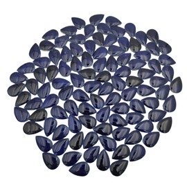 105PCS 28mm x 18mm Ceramic Raindrop DIY Mosaic Tiles, 500g Mosaic Tile Pieces for Handmade Mosaic Making Kits Art Projects Home and Outdoor Decoration (Deep Blue)
