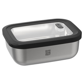 GEFU Provido Food Storage Container, 2,600 ml, Rectangular, Cold and Heat Resistant, Intelligent Storage Control via App