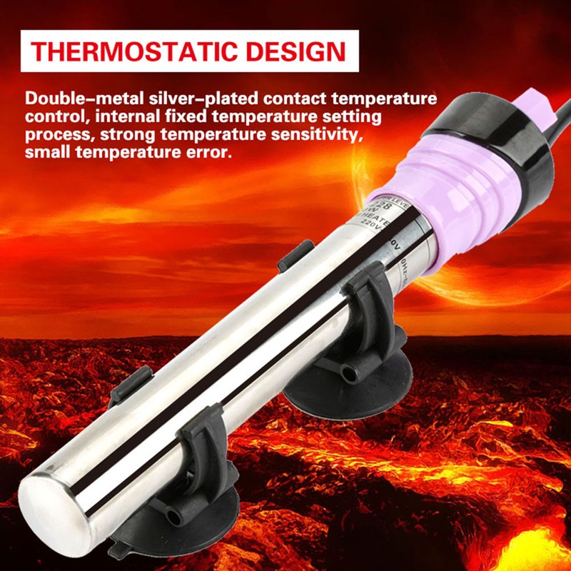 Fish Tank Heating Bar Auto Thermostatic Electric Heater Warmer Explosion