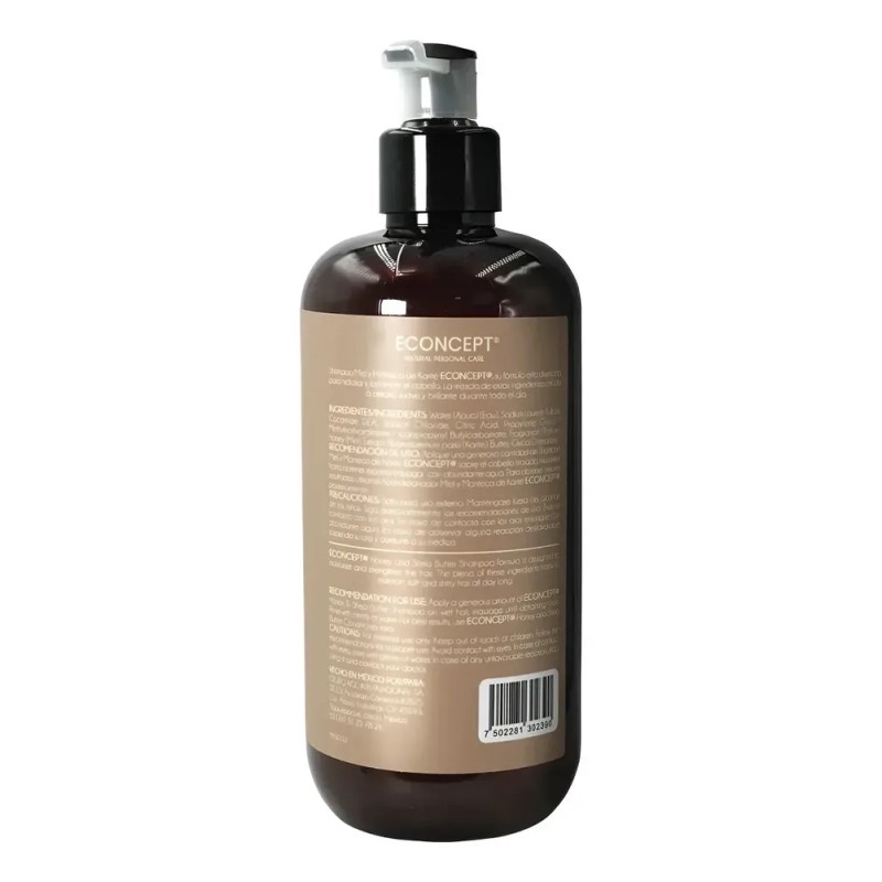 Shampoo Econcept Miel Y Manteca De Karité 500ml