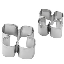 Stainless Steel Hydrangea Petals Fondant Cutters Set, Flower Shaped Cookie Cutter Molds for Baking DIY (Set of 2 pcs)