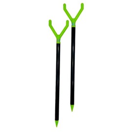 Fishin Stix 30" Extendable Trident Rod Holder 2 Pack, Green