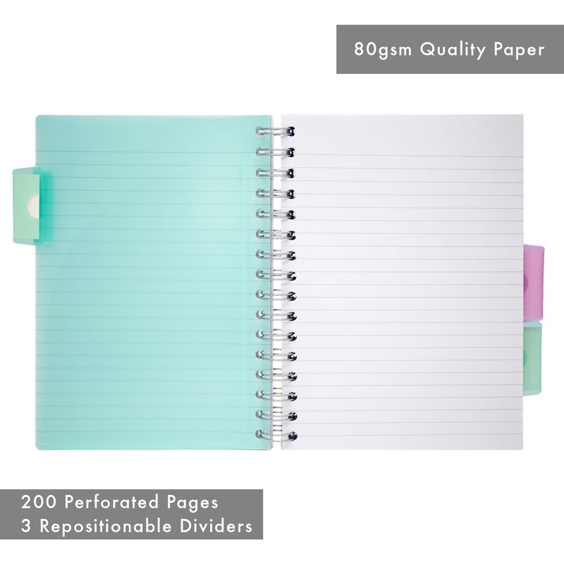 Pukka Pad Pastel Project Book A5, Pack of 3