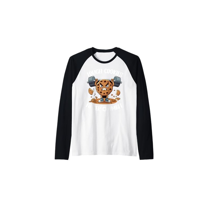 Tough Cookies Never Crumble Raglan Baseball Tee