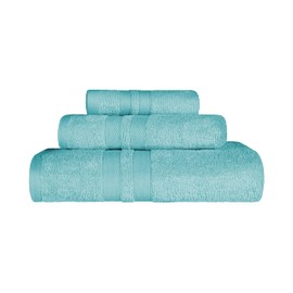 SUPERIOR - Juego de 6 Toallas de algodón Premium de 500 gm, absorbentes y ultrasuaves, 6 Piezas, diseño de Panal, Doble Borde, Color Verde Bosque,... 