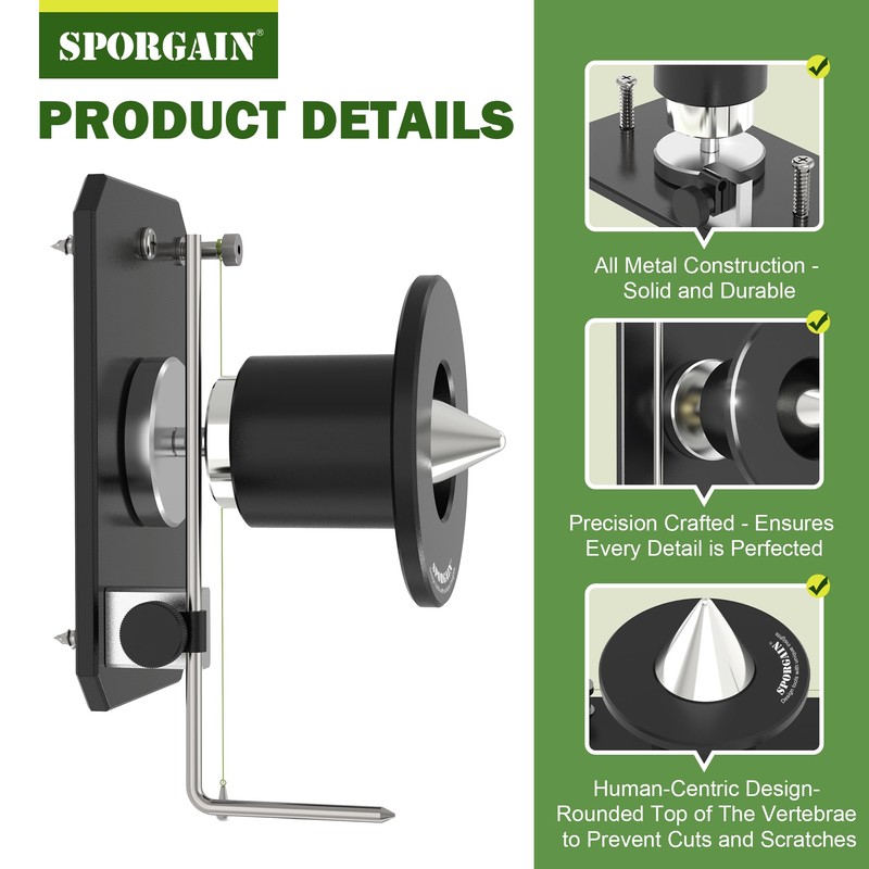Lawn Mower Blade Balancer, High Precision with Magnetic for Adjustable