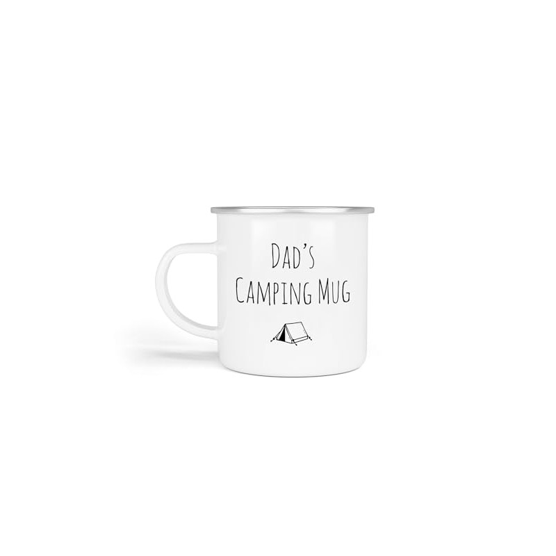 Anonymous Gifting Camping Enamel Mugs, One Size - Dad -