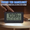 Digital Radio-Controlled Alarm Clock with Thermometer, Alarm Clock Digital with