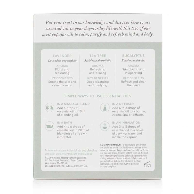 Tisserand Aromatherapy - Your Daily Essentials Kit - Lavender, Tea