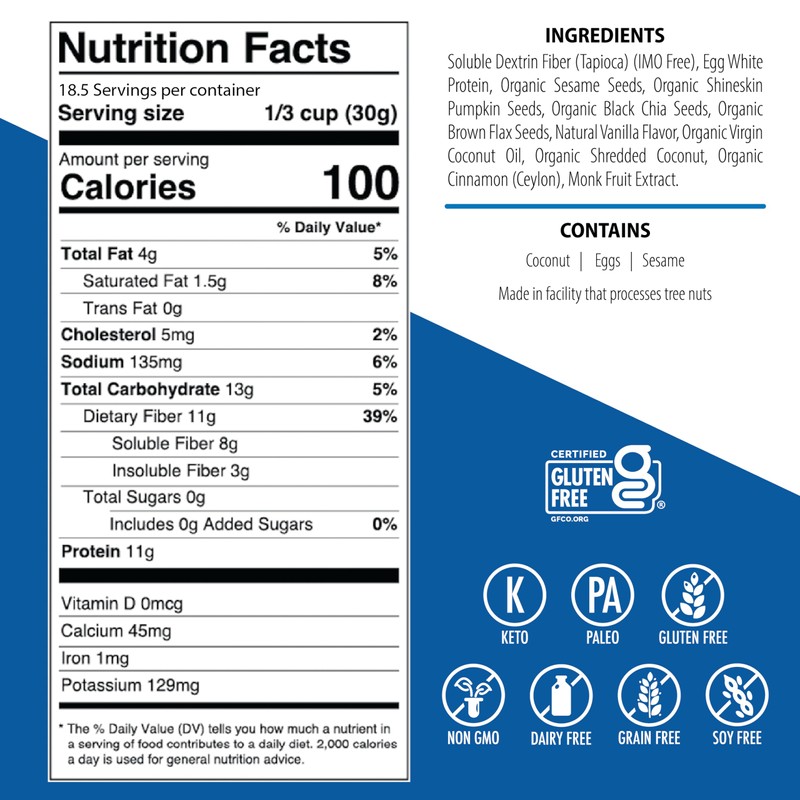 Julian Bakery ProGranola Cereal | Vanilla Cinnamon | 12g Protein