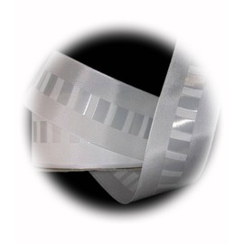 The New 6 Yards Elegant Shiny White Opus Ribbon 1 1/2" W Perfect for Crafting, Gift Wrapping, and Decorating Ribb1w01350