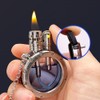 Vintage Antique Lighter with Creative Transparent Bottle Design, Cool Steampunk