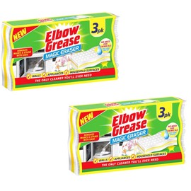 SOTL® X2 Magic Eraser 3 Pack Extra Durable Cleaning Sponge for Walls, Appliances, Kitchen, Bathroom & Home Removes Scuffs, Marks & Dirt with Just Water No Harsh Chemicals