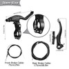Hmfmdy Bike Brakes Set, Brake kit for Most Bicycles Mountain