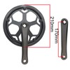 WEERAS City Folding Bicycle Crank Single Speed 48T 170mm with