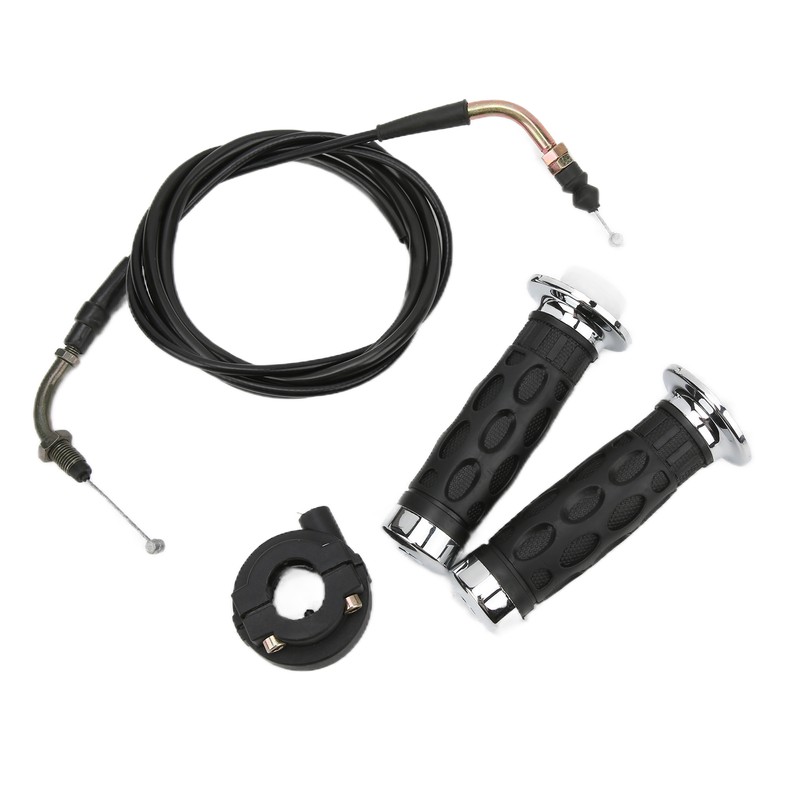 7/8in Twist Throttle Grips with Cable Housing Holder for GY6