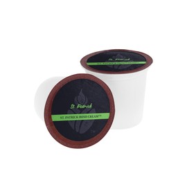 St. Patrick's Irish Cream Flavored Catholic Coffee Pods, Medium Roast, 12 Count, Single Serve Coffee Pods for Keurig K-Cup Brewers