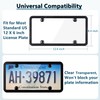 Ettonsun License Plate Cover & Frames, 2 Pack Clear License